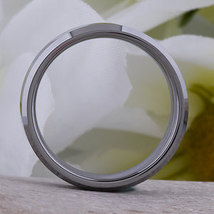 Men's Tungsten Wedding Ring - 7mm Width - TCR040