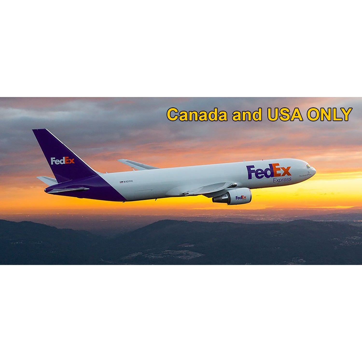FedEx Priority Shipping - Get Your Purchase Within 3 Business Days - CANADA and UNITED STATES ONLY