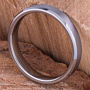 Tungsten Unisex Wedding Band  4mm - TCR139 traditional men’s wedding or engagement band or promise ring for boyfriend