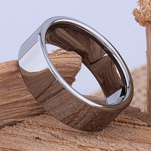 Tungsten Men's Wedding Ring 8mm - TCR038 traditional engagement or anniversary ring for husband Steven G Designs Ltd