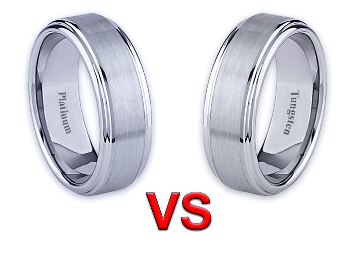 Tungsten Rings vs Platinum Rings - What's the Difference?