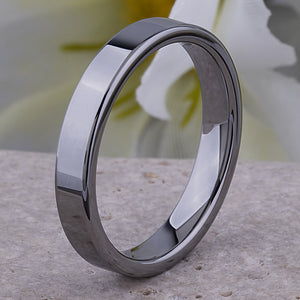 Men's or Women's Tungsten Ring - 4mm Width - TCR113