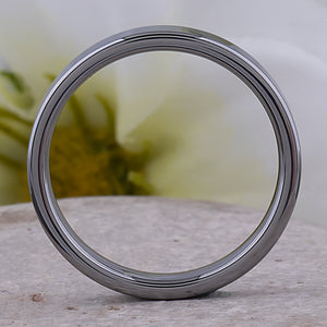 Men's or Women's Tungsten Ring - 4mm Width - TCR113