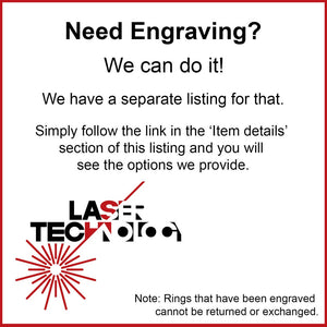 Tungsten Men's Engagement Ring 8mm - TCR036 unique engagement or promise ring for boyfriend Steven G Designs Ltd