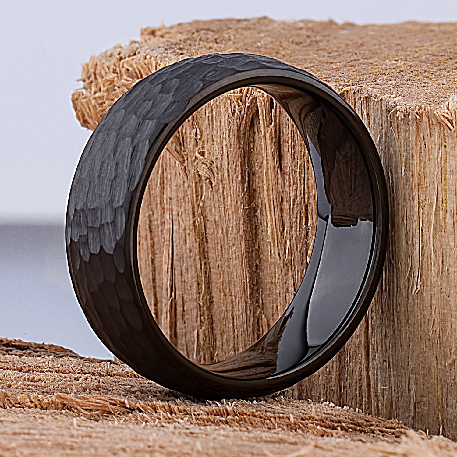 Men's Black Tungsten Wedding Rings - Strong and Comfortable