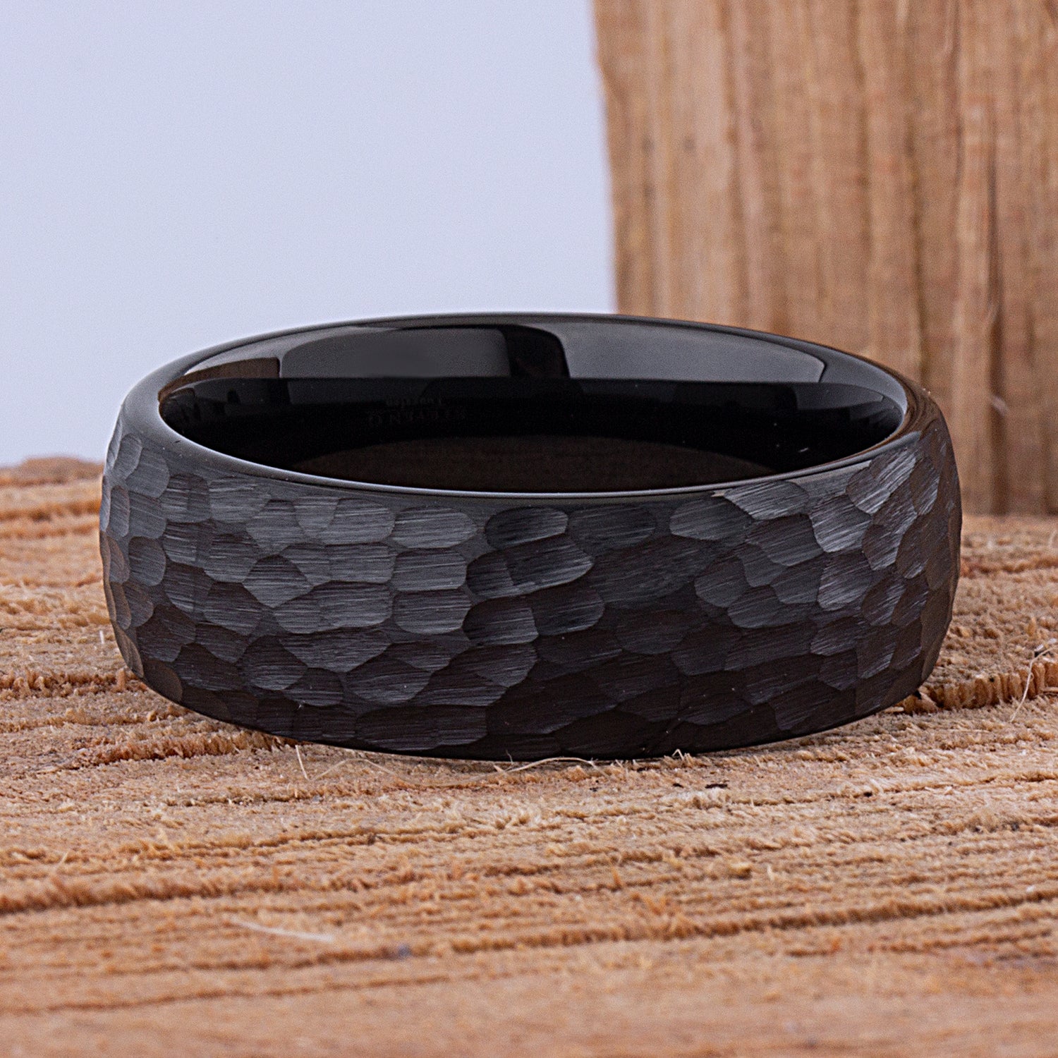 Men's Black Tungsten Wedding Rings - Strong and Comfortable