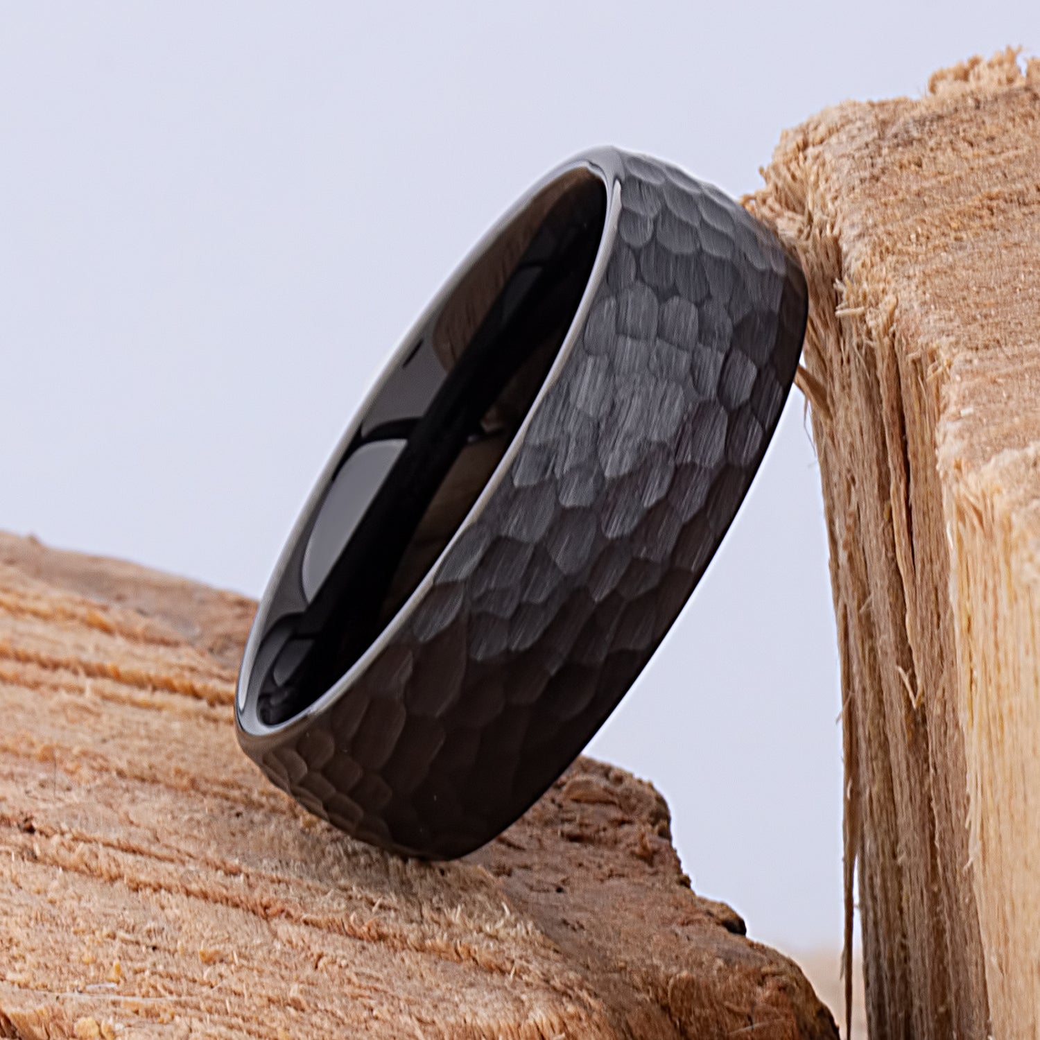 Men's Black Tungsten Wedding Rings - Strong and Comfortable