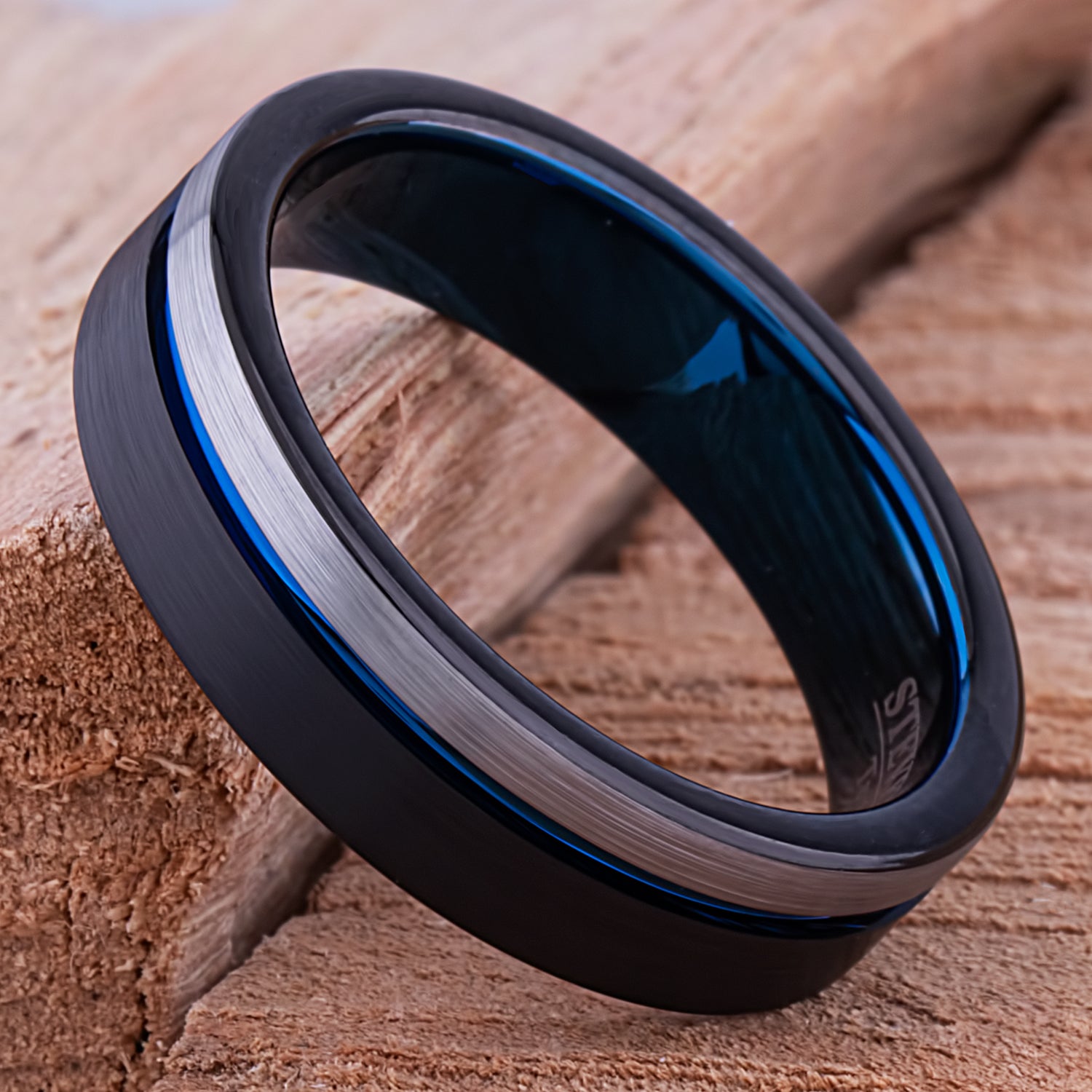 Men's Black Tungsten Wedding Rings - Strong and Comfortable