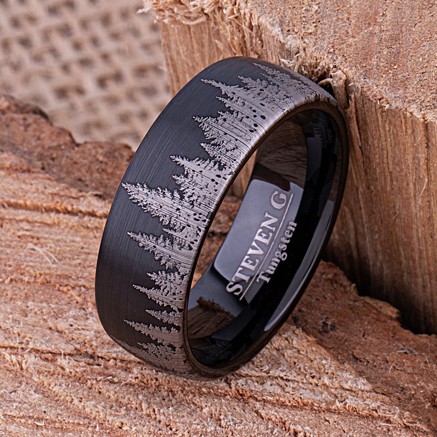 Tungsten Wedding Bands Set, Tungsten Wedding Ring, Promise Wedding Bands,  His and Her Promise Rings, Couple Ring, His and Hers Match Set , Band To  Hold Rings Together 