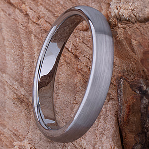Tungsten Wedding Ring Unisex - 4mm Width - TCR168