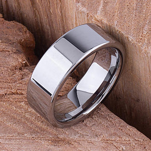 Tungsten Wedding Ring High Polished 9mm - TCR055 traditional men’s wedding or engagement band or promise ring for boyfriend Steven G Designs Ltd