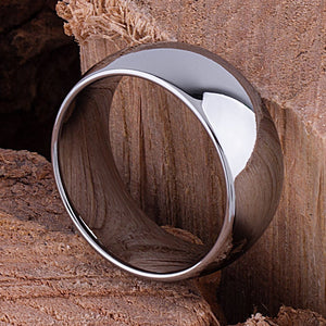 Tungsten Wedding Ring High Polish 10mm - TCR048 traditional men's engagement ring or promise band for boyfriend Steven G Designs Ltd