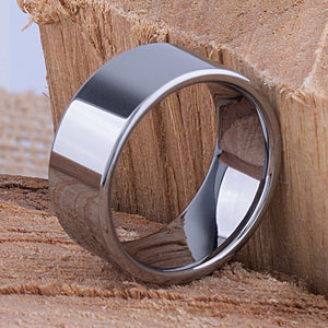 Tungsten Wedding Ring High Polish 10mm - TCR047 traditional engagement or promise band for him Steven G Designs Ltd